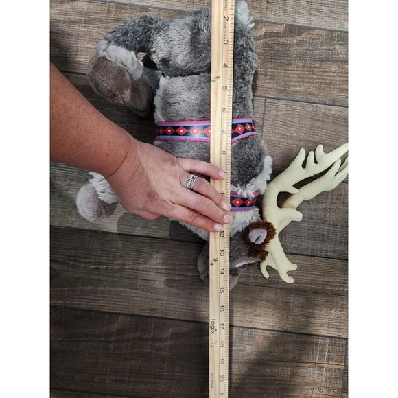 Sven Disney Store Frozen Reindeer Plush 17” Stuffed Animal Poseable - Picture 6 of 6